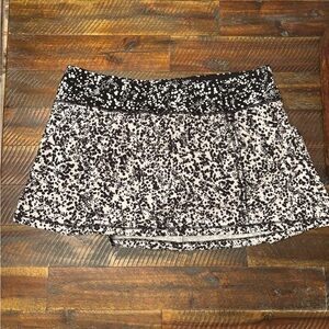lululemon athletica Black and White Mini Skirt